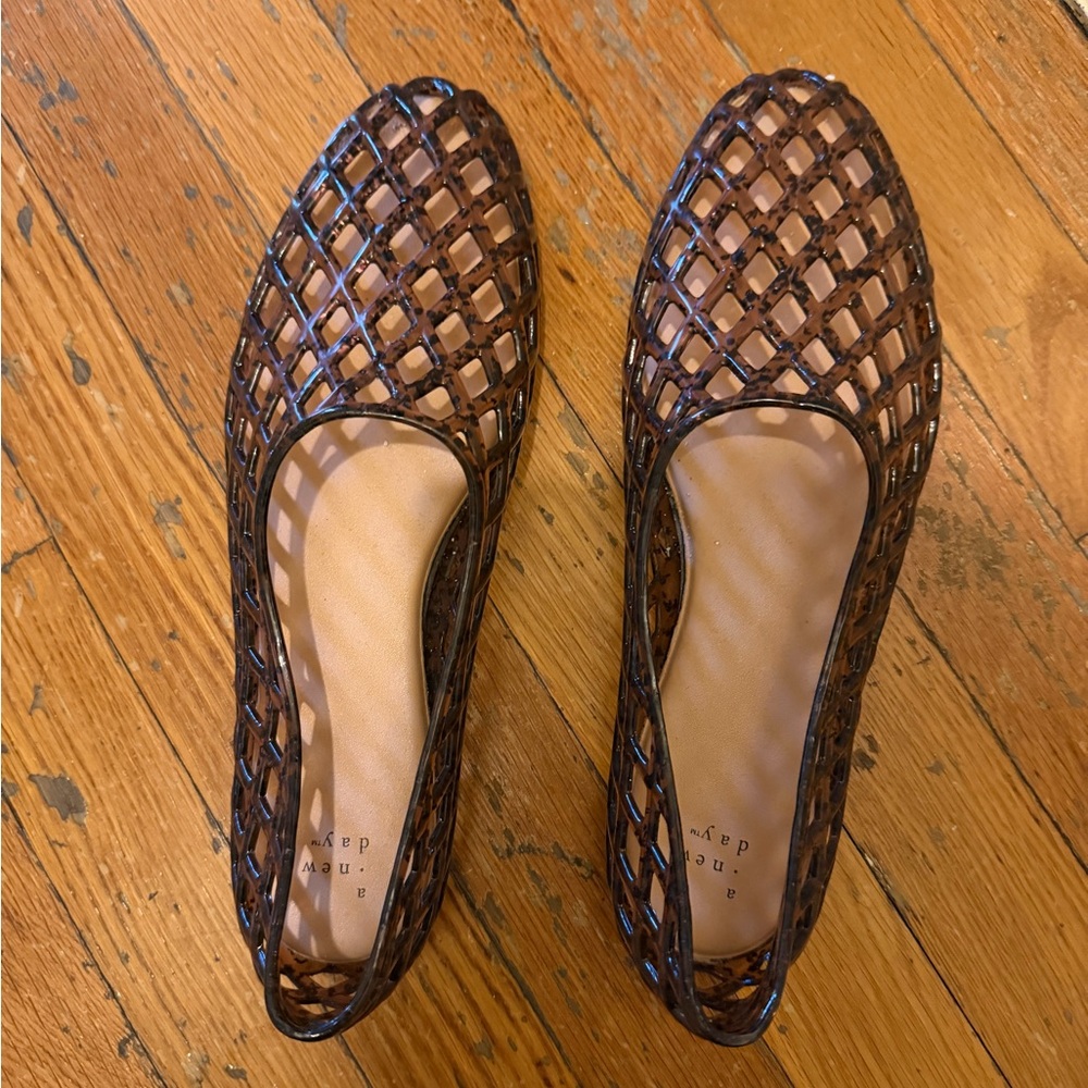 Target Brown Woven Ballet Flats - Women's Slip-On